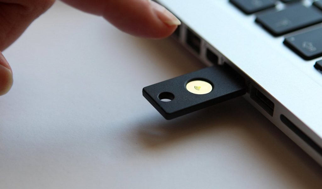 Clé d'authentification forte Yubikey de Yubico - NXO