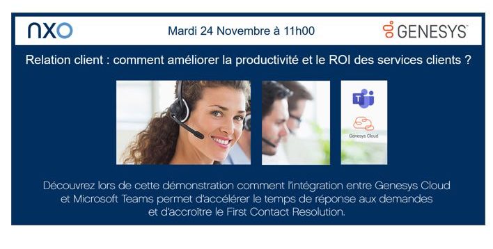 Replay du webinar Genesys NXO - Vignette