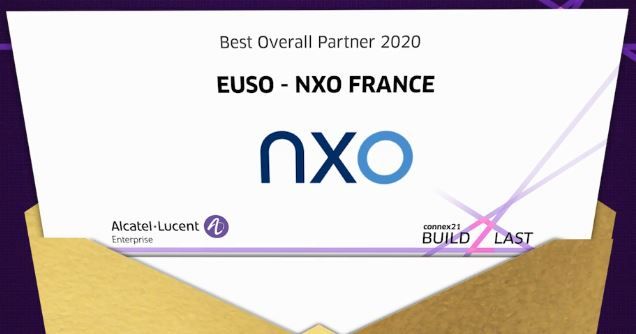 Nomination | NXO meilleur partenaire Alcatel-Lucent Enterprise Europe du Sud