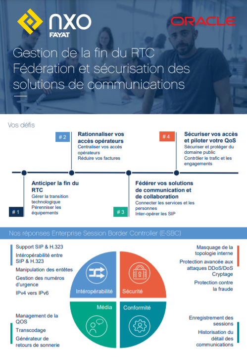 BROCHURE : SOLUTIONS POUR LA FIN DU RTC