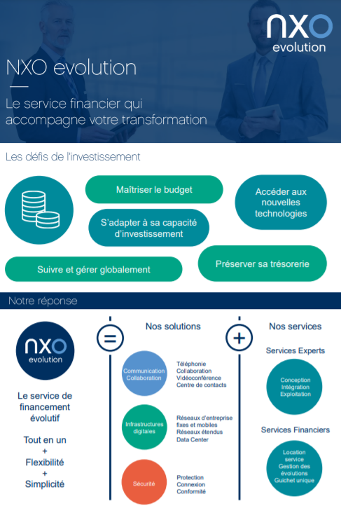 BROCHURE : NXO EVOLUTION brochure NXO - financements