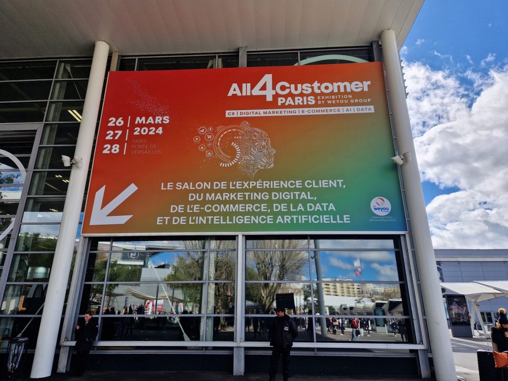 Retour en image sur l'édition 2024 du salon All4Customer qui s'est tenu du 26 au 28 mars à Paris Porte de Versailles